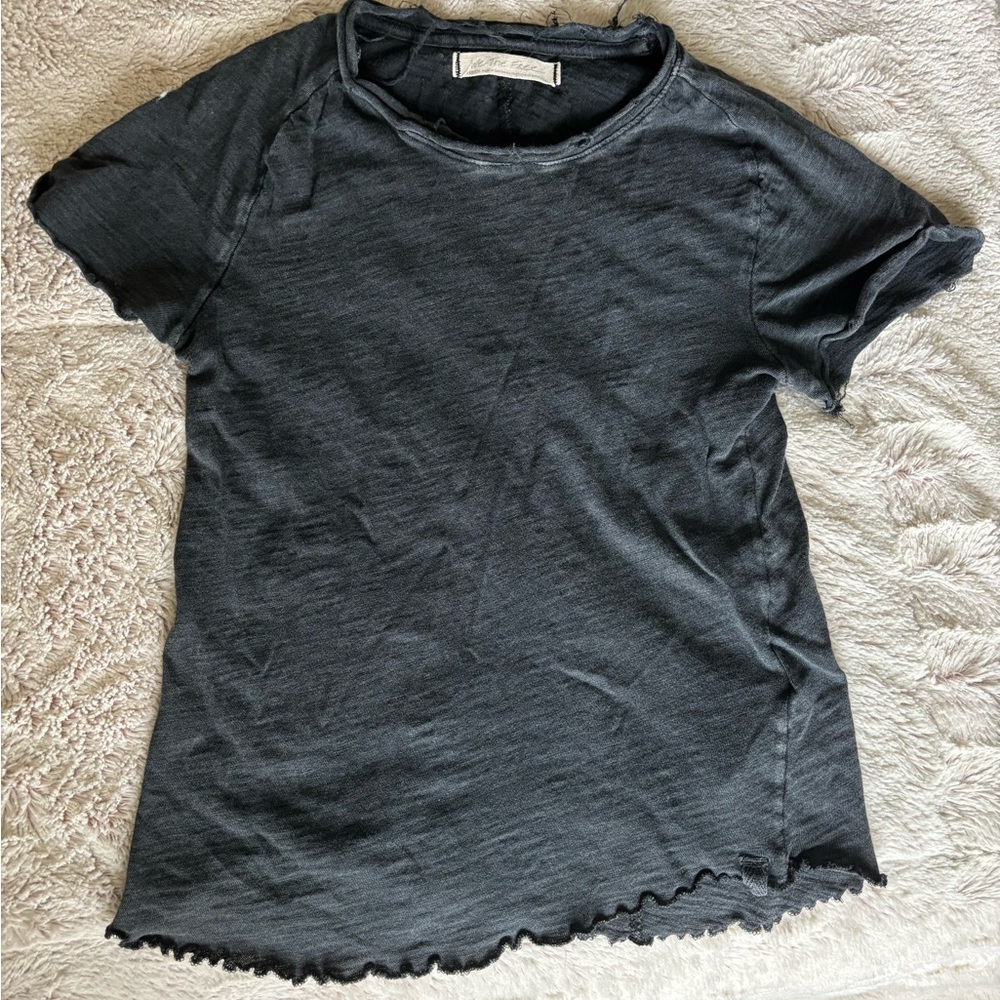We The Free Be My Baby Tee in Black